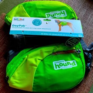 Outward Hound Daypack Green Dog Saddleback Backpack Large